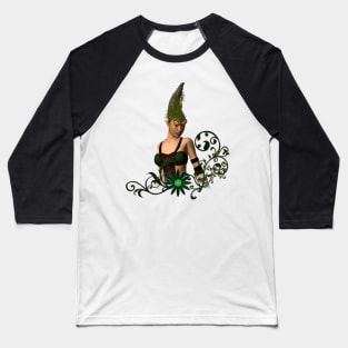 Wonderful fairy with floral elements Baseball T-Shirt